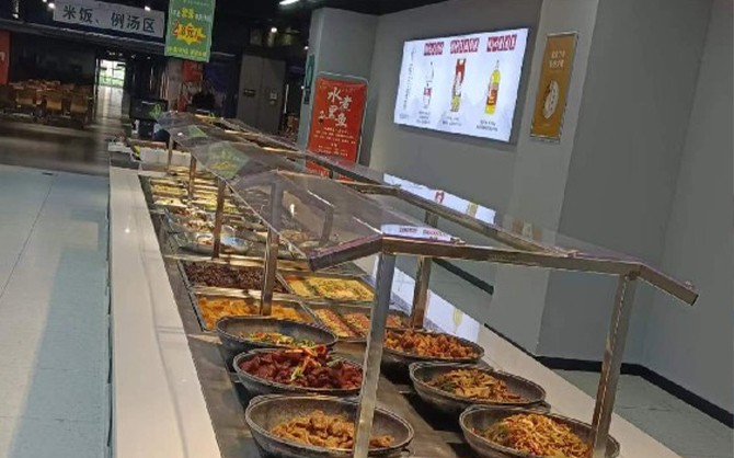 食堂自助餐圖片