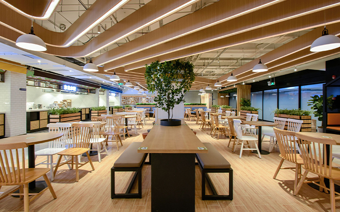 味萊客公司承包工廠食堂