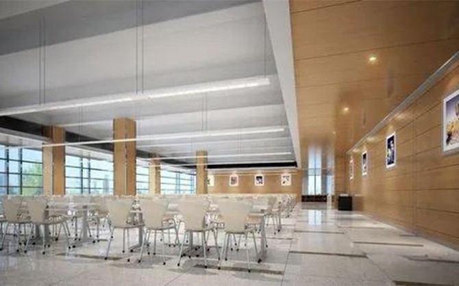 仙游食堂承包服務內部餐廳裝修現場圖片